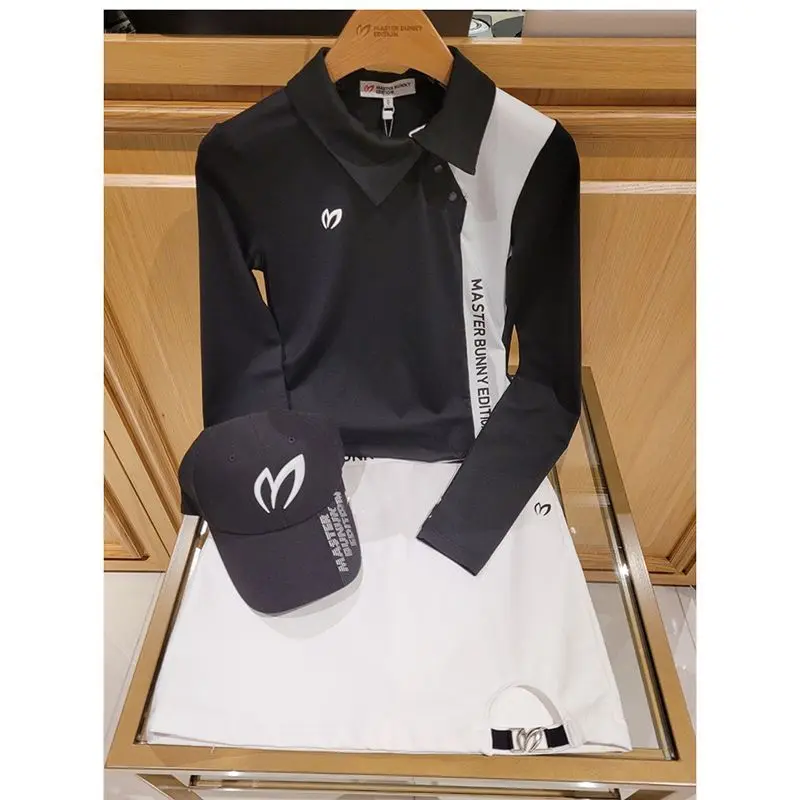 Golf Equipment Korea - Koreanisches Authentisches Golf-Langarmshirt für Damen, Golfbekleidung