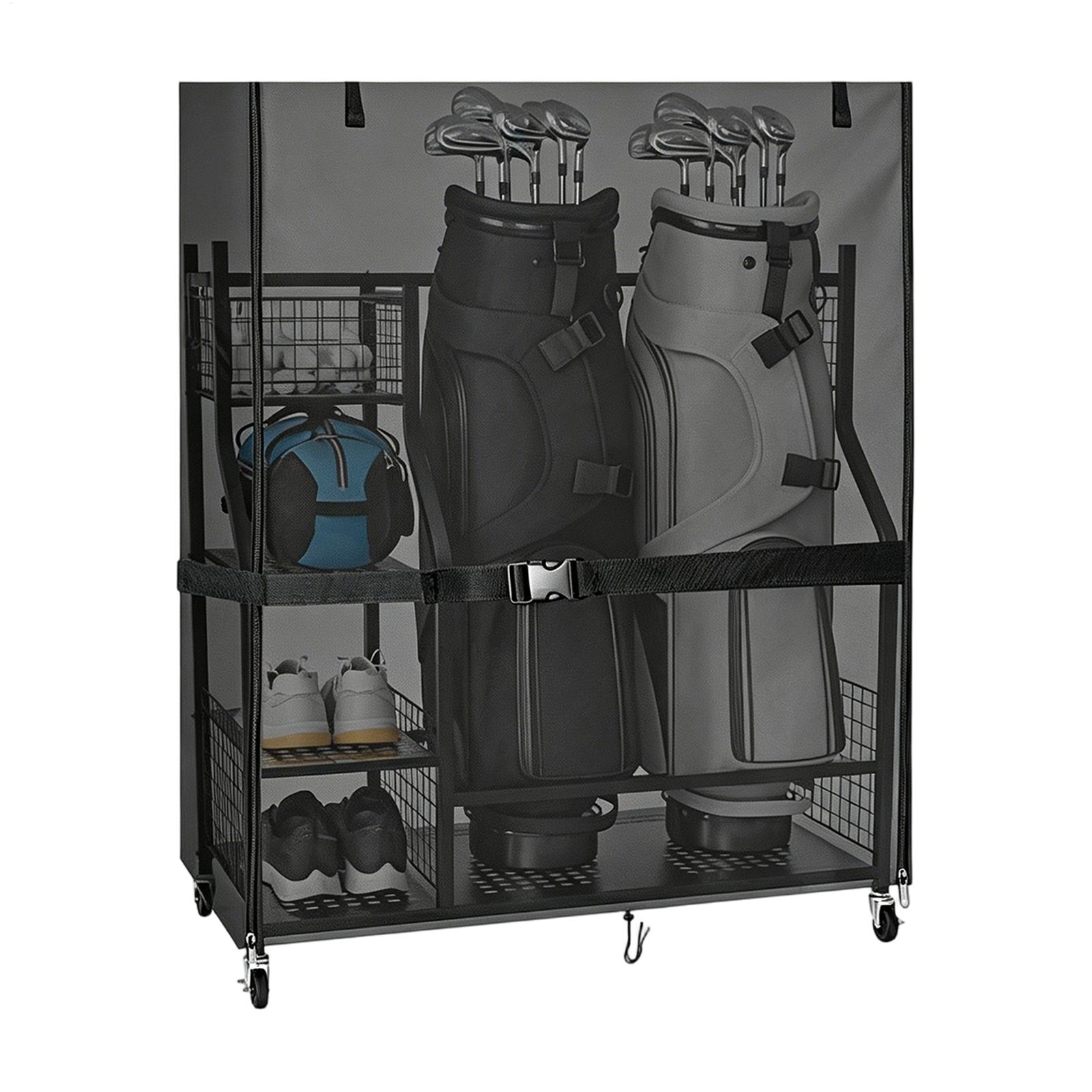 Golf Equipment Organizer For Garage - Staubschutzhülle für Golf-Aufbewahrungsregal, Oxford Garage Organizer