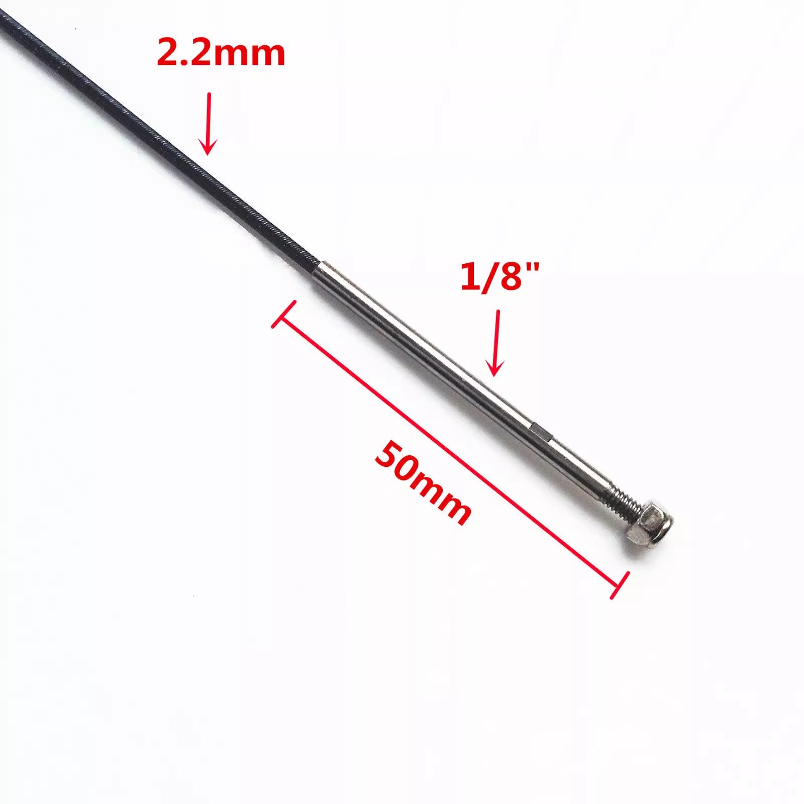 Shaft Flex Stiff - 3,175 mm integrierter Flexwelle 2,2 +