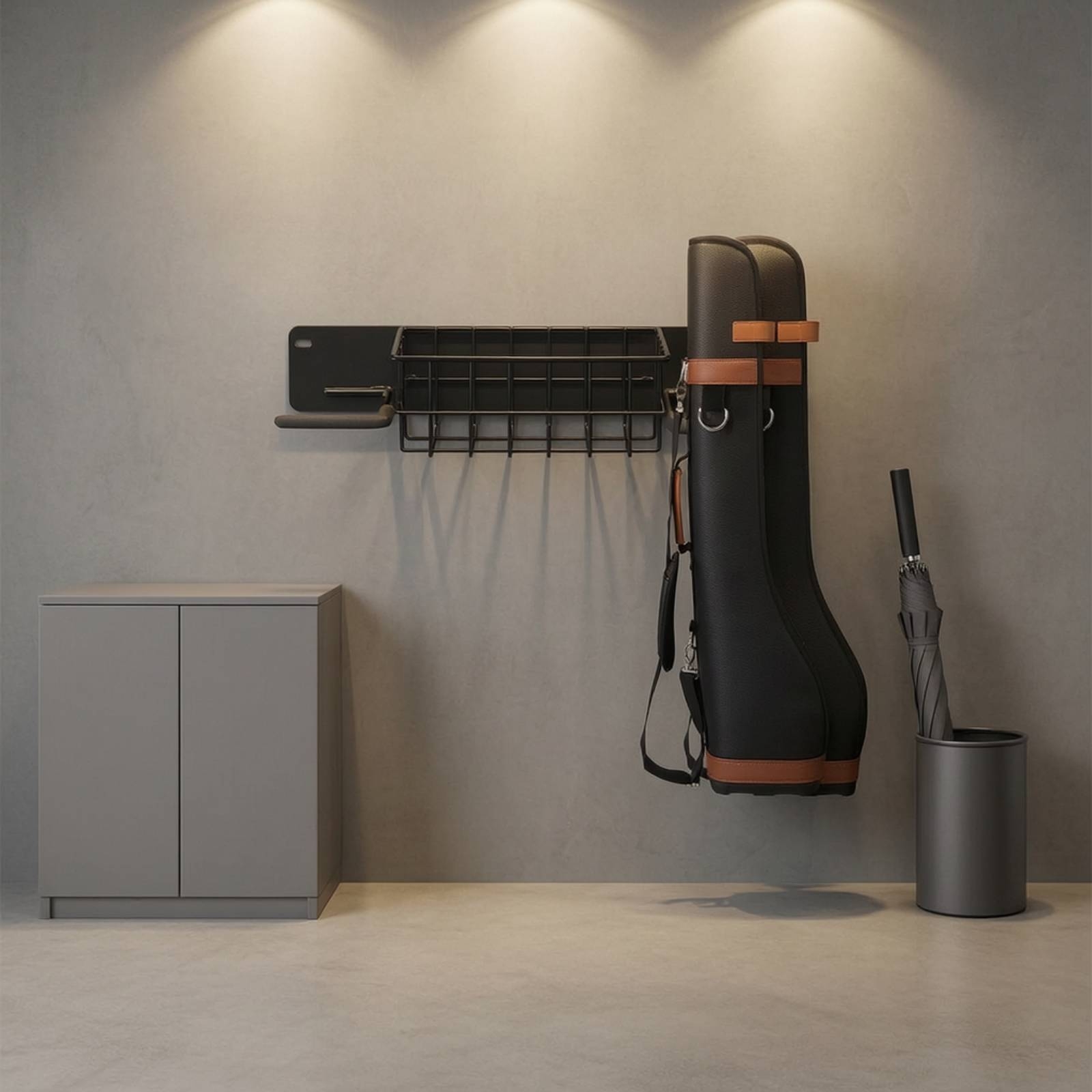 Golf-Aufbewahrungsregal Wandmo – Golf Equipment Organizer For Garage Bewertung und Preis