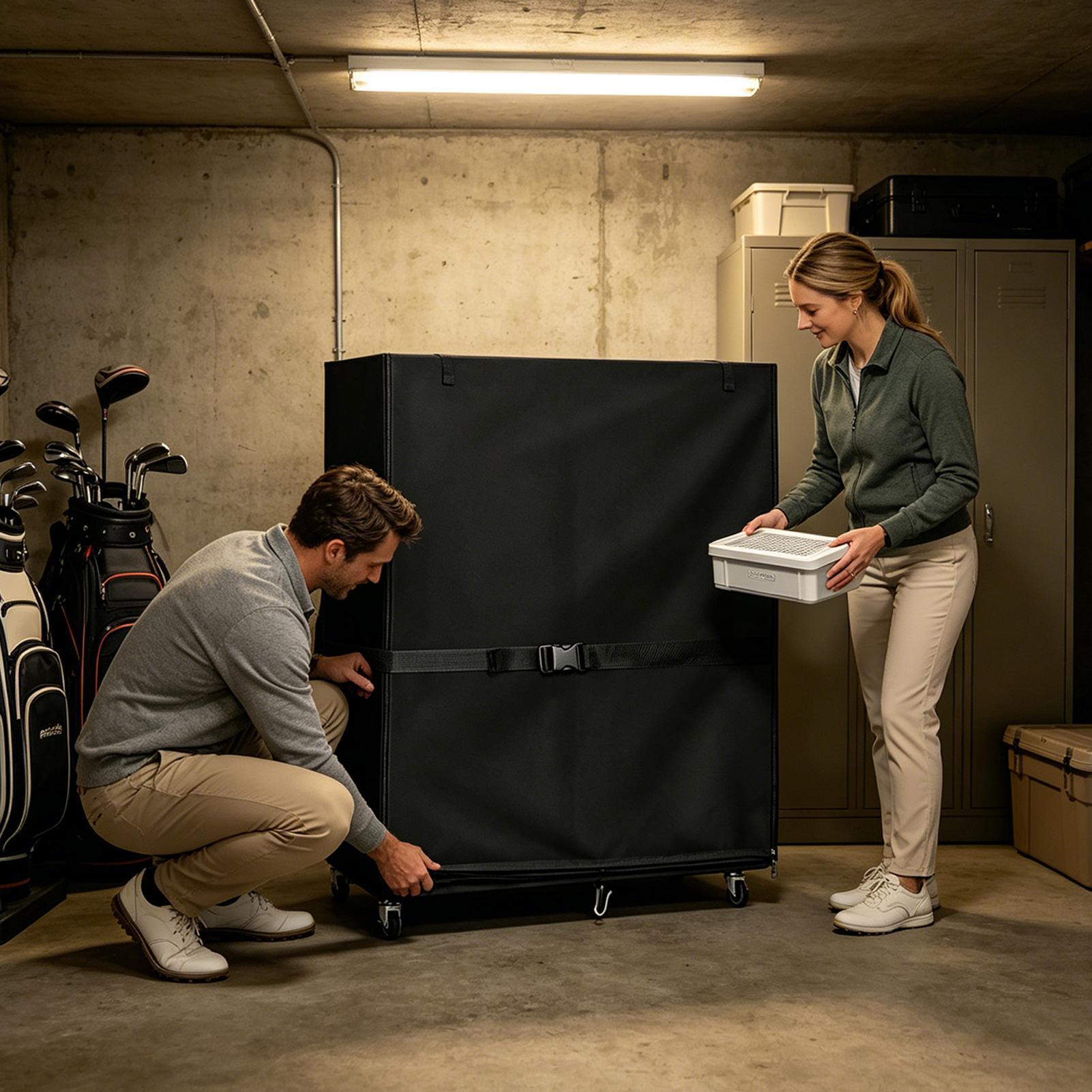 Staubschutzhülle für Golf-Aufb – Golf Equipment Organizer For Garage Bewertung und Preis