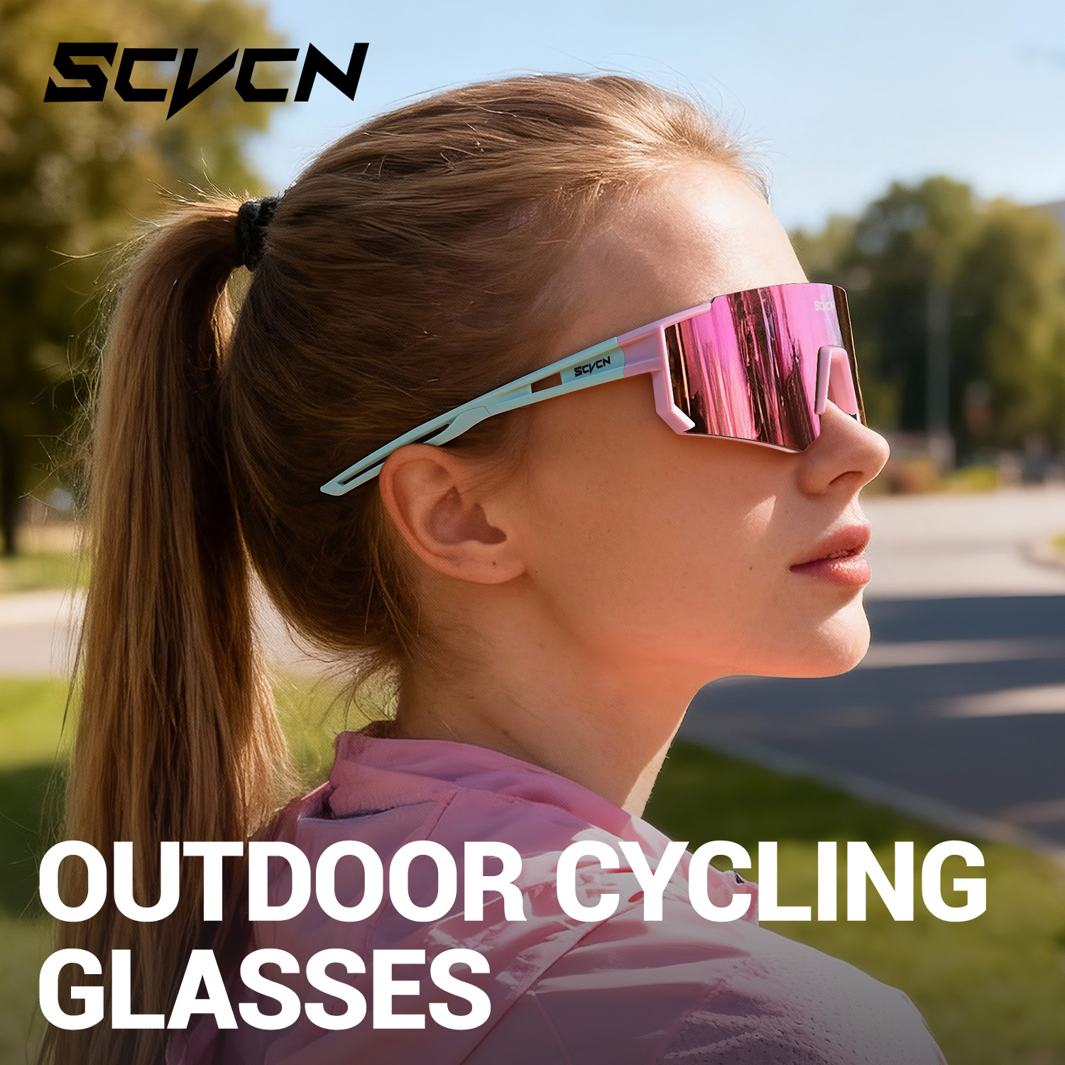 SCVCN Rosa Fahrradbrille Fahrr – Golf Equipment Photos Bewertung und Preis